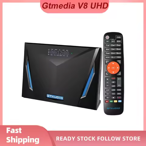 Gtmedia V8 UHD 4K Satellite TV Receiver DVB-S DVB-S2 DVB-T DVB-T2 ATSC-C Free-to-air Satellite TV & 