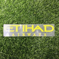 Etihad Airways sponsor jersey patches badge
