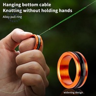 [OUK-t] 2Pcs Alloy Cable Ring Fast Line Cutting Anti-slip Protect Hands Fishing Reel Tighten The Lea