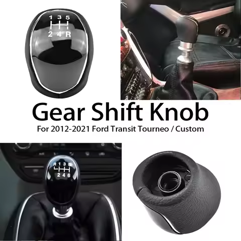 Car Styling For Ford C-Max Focus Mk2 Grand C-Max Mondeo IV Mk4 S-Max High-quality Gear Shift Knob Ca