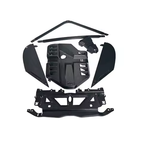 Dry Carbon Fiber Engine Bay for BMW M2 G87 2023+ Carbon Fiber Engine Cover for G80 G82 G83 M3 M4 202