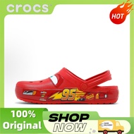 【Legit100%】 Crocs Classic clog "Lightning McQueen" Unisex Red Sandal 205759