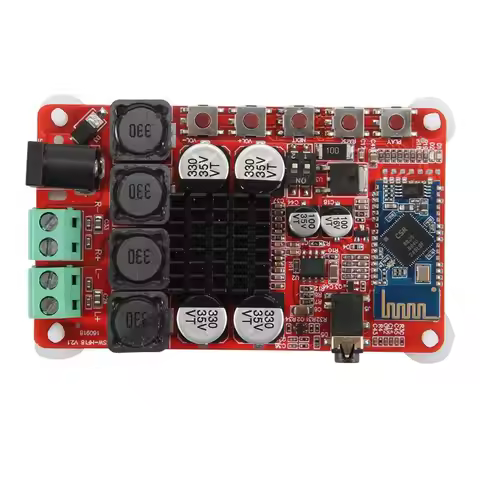AB97-TDA7492 50Wx2 Digital Dual Channel Amplifier Module Stereo AMP Board With CSR8635 Bluetooth V4.