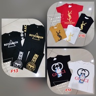 Kid’s Unisex 小孩纯棉潮T/ Baju Budak / Kids Cotton Unisex T-Shirt(2Y - 12Y)编号:F13、F15、F16