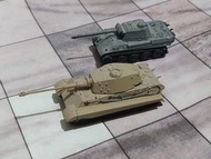 1/144 二戰坦克 虎2式 豹式