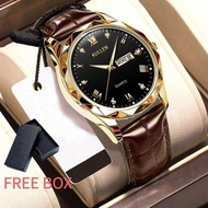 【FREE GIF BOX】 WNQNW New Watch for Men Original Waterproof Luminous High FASHION Male Clock Stainles