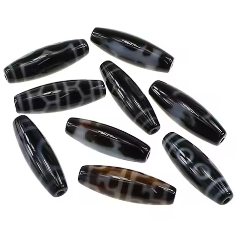 1PCs 1-21 Eyed High Quality Natural Tibetan Dzi Beads For Making Diy Jewelry Bracelet Necklace Penda
