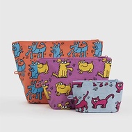 BAGGU - 旅行收納包 - 可愛動物 (插畫家Keith Haring聯名)