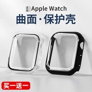 apple watch case apple watch case and strap 【Curved Waterproof】Applicable iwatch9 Apple S9 watch case, applewatch8 warranty 7 sheath, ultra case, 6 watch case, 5/4 watch strap,