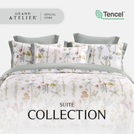 (Bed Sheet Set) Grand Atelier Suite Collection 100% Original Tencel Bed Sheet Set (Inc Quilt Cover, 