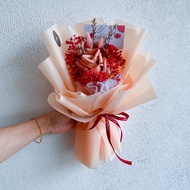 RM50 Cash Note Money Rose Bouquet Flower Preserved Baby Breath DUIT BUNGA Gift Birthday | Mother's Day | Valentine 有钱花束