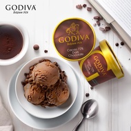 歌帝梵(GODIVA)72%可可黑巧克力冰淇淋90g单杯装