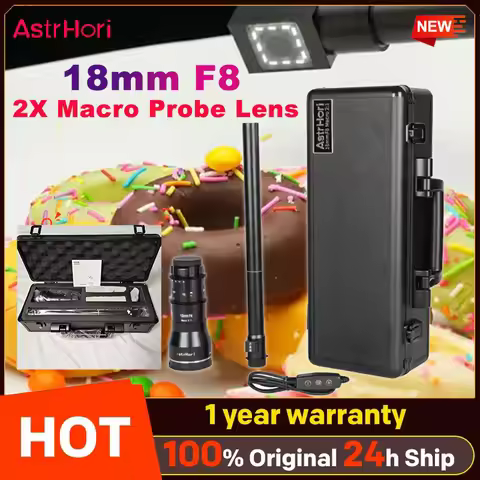 AstrHori 18mm F8 2X Macro Probe Lens 18mm F8 Lens For Sony E for Canon RF for Fuji X for Nikon Z/F f