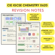 Cambridge IGCSE Chemistry 0620 Revision Study Notes | Prepare with Clarity