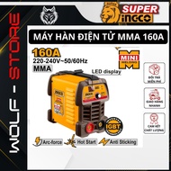 INGCO MMA16049 Mini IGBT 160A Electronic Welding Machine LED Screen Non-Stick Technology With Full A