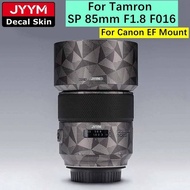 Customized Sticker For Tamron SP 85mm F1.8 Di VC USD Decal Skin Camera Lens Sticker Vinyl Wrap Film 