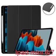 Bao da iPad Mini 7 Mini 6 ( màu đen) viền dẻo có khay để bút