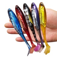 Flying Fish Soft Bait 3D Lure Bait T-Tail Aluminum Foil Simulation Bait Fire Basto Fishing Method Se