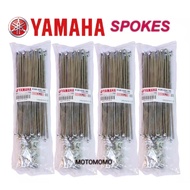 SPOKES RANTING CHROME 100% STEEL FOR RIM YAMAHA RCB RIM LIDI WHEELS SPOKE RXZ Y125Z SRL110 Y15 YB100