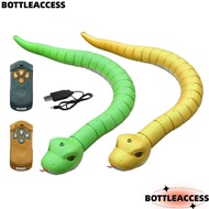 BOTTLEACCESS Electronic Snake Toy, Portable Scary Induction Snake Reptile Remote Control Snake Toy, 