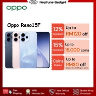OPPO Reno 15F 5G (8/12GB+256GB) 6.57" 120Hz AMOLED Display I Snapdragon 6 Gen 1 I 7000mAh + 80W Supe