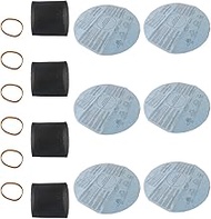 6x Filters 90107/90137 and 4x Foam Sleeve 90585 & 6x Retaining Bands Fit for shop vac mini 1 gallon: