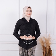 Kebaya modern dewasa - Kebaya encim hitam senada terlaris