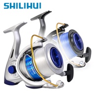 Spinning Fishing Reel 10000 Series 4.1:1 Spinning Reel Folding Smooth Ultralight for Freshwater Saltwater Reel Jigging Fishing