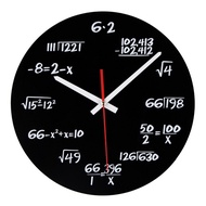 Nordic Spain Acrylic Creative Simple clock Mathematics Formula Wall clock Living Room Wall clock Wall clock clock 98JT