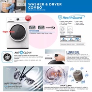 Midea Washer Dryer MF100D85B Combo 2 in 1 Washer (8.5kg) & Dryer (5kg) Front Load Washer