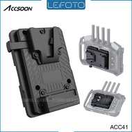 Accsoon NP-F to V-Mount Power Adapter Converter for CineView M7 Pro/CineView M7 Camera Monitors, NP-