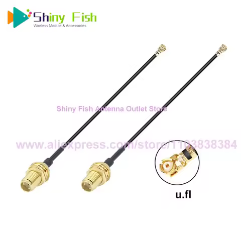 2pcs U.FL to SMA Female RF Transfer Cable Pigtail For Mini Pcie EP06-E EP06-A EG25-G EC25-AU EC25-AF