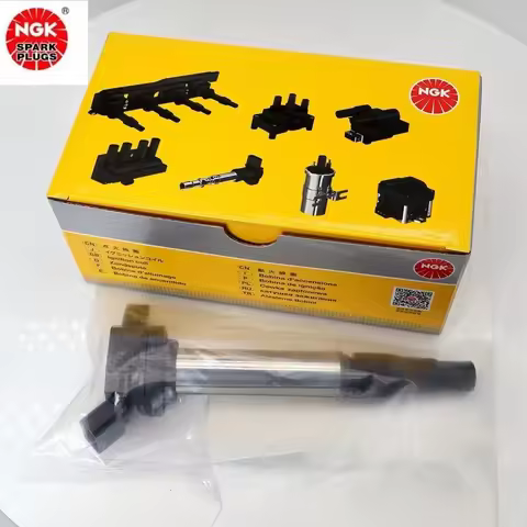 Original NGK U5145 48395 Ignition Coil OE: 9091902258 For Toyota Corolla RAV4 Levin Wish Yaris Lexus