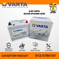 [ Installation Provided ] Q85 115D23L | Varta Silver EFB Dynamic for Idle Stop Car Battery Bateri ke