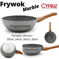 Cyprus Fry Wok Marble 24cm