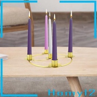 [HOMYL2] Advent Wreath, Advent Ring, Candle Holder, Metal Candle Holder for Christmas Decorations