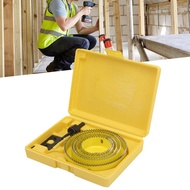 zoomfashion 8Pcs Hole Saw Drill Bits Set Yellow High Carbon Steel Woodworking Opener 64mm‑127mm