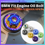 FLAWLESSTI BMW Fit Engine Oil Bolt Gr5 titanium S1000RR/S1000R/S1000XR/HP4 Fit