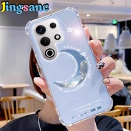 Jingsanc Ốp Điện thoại mềm trong suốt chống rơi dày bốn góc thích hợp cho Itel S25 Ultra S25 trong s