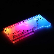 Barrow LRC RGB Acrylic Distro Distribution Plate Waterway Boards for Computer Asus ROG Strix Helios