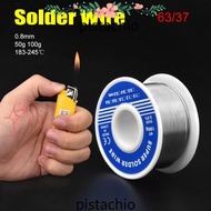 PISTACHIO 100g Tin Wire 63/37 Soldering Tool Welding Accessory Tin Lead Flux