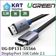 UGREEN DISPLAYPORT CABLE 2.1 DP2.0 80GBPS SUPPORT 16K@60HZ 8K@240HZ 4K@240HZ HDR, HDCP, DSC 1.2A AND