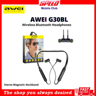Awei G30BL Wireless Bluetooth Headphone | Stereo Magnetic Neckband Earphone