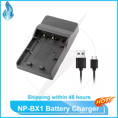 NP-BX1 Battery USB Charger for Sony Digital Cameras DSC-RX1 RX1R RX100 RX100 II WX300 WX500 H400 HX3