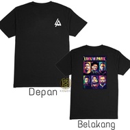 KOLOK Kaos Pria Distro Musik Band Metal Linkin Park Keren Lengan Pendek Combed 30s Premium