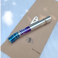 AUN 51mm inlet canister only muffler exhaust muffler type pipe daeng muffler NLK Aun pipe Daeng sai4