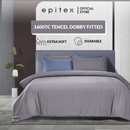 Epitex 100% Tencel Dobby 1600TC  Bedsheet Without Quilt Cover | Fitted Sheet Set | Bedding | Bedshee