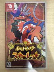 【二手】Nintendo Switch NS 寶可夢朱/紫 寶可夢朱版 純日版 可更新中文 遊戲片 神奇寶貝