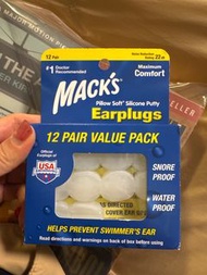 Mack’s earplugs 耳塞