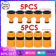TOOLNEST 10 PCS 3/4 And 1/2 Inch Graden Hose Tap Threaded Connector Tap Adapter And Quick Fitting